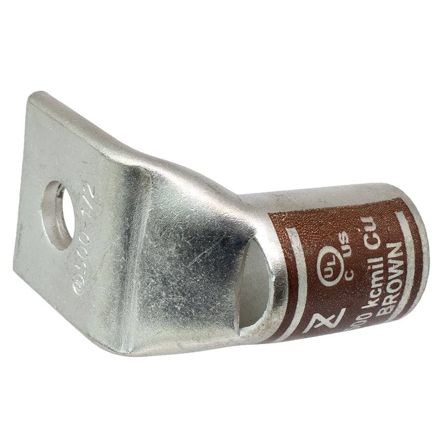 LBF50012 - 90 Degree Long Barrel Compression Lug - 500MCM - 1/2" Stud, 1 Piece - Image 2