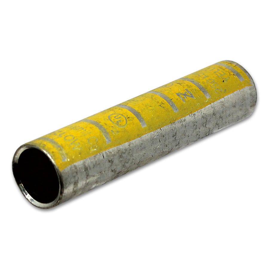 LC250 - 250 MCM Copper Compression Splice Connectors, Long Barrel, Yellow, 1 Piece