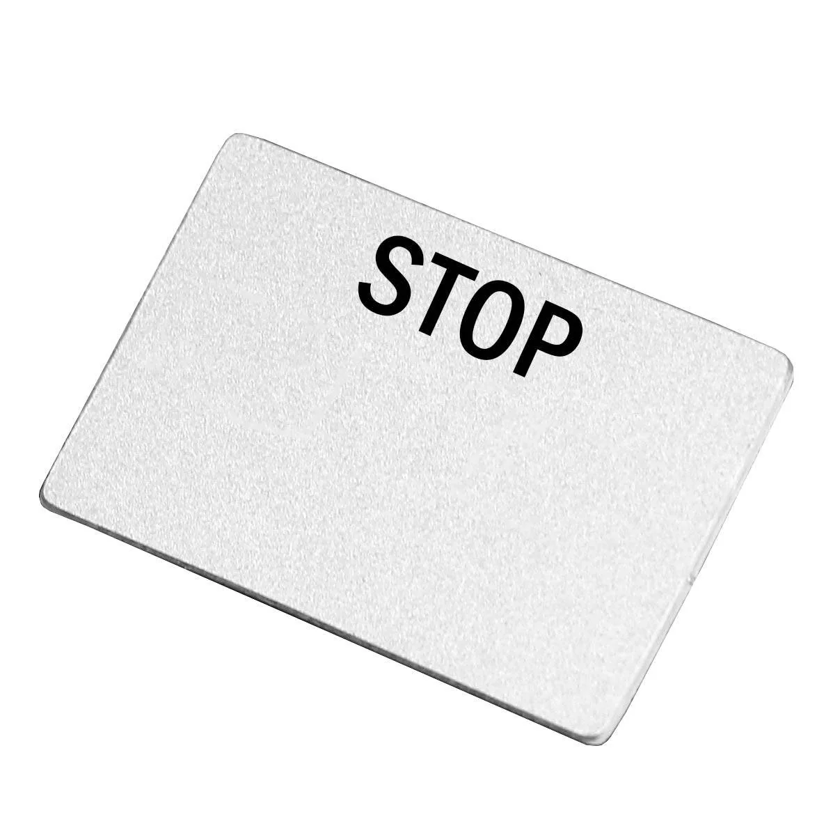 LP-03 - 22mm Legend Plate - STOP