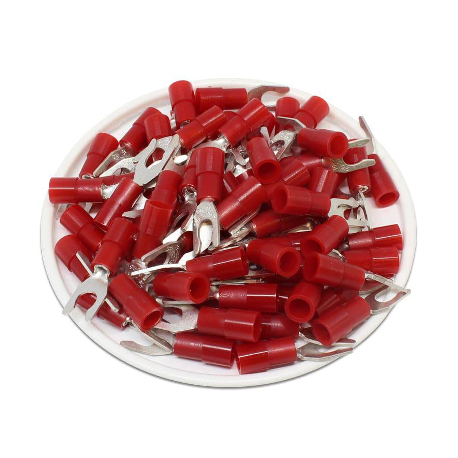 LSNYB1-3.7 Nylon Insulated Locking Spade Terminals 22-16 AWG