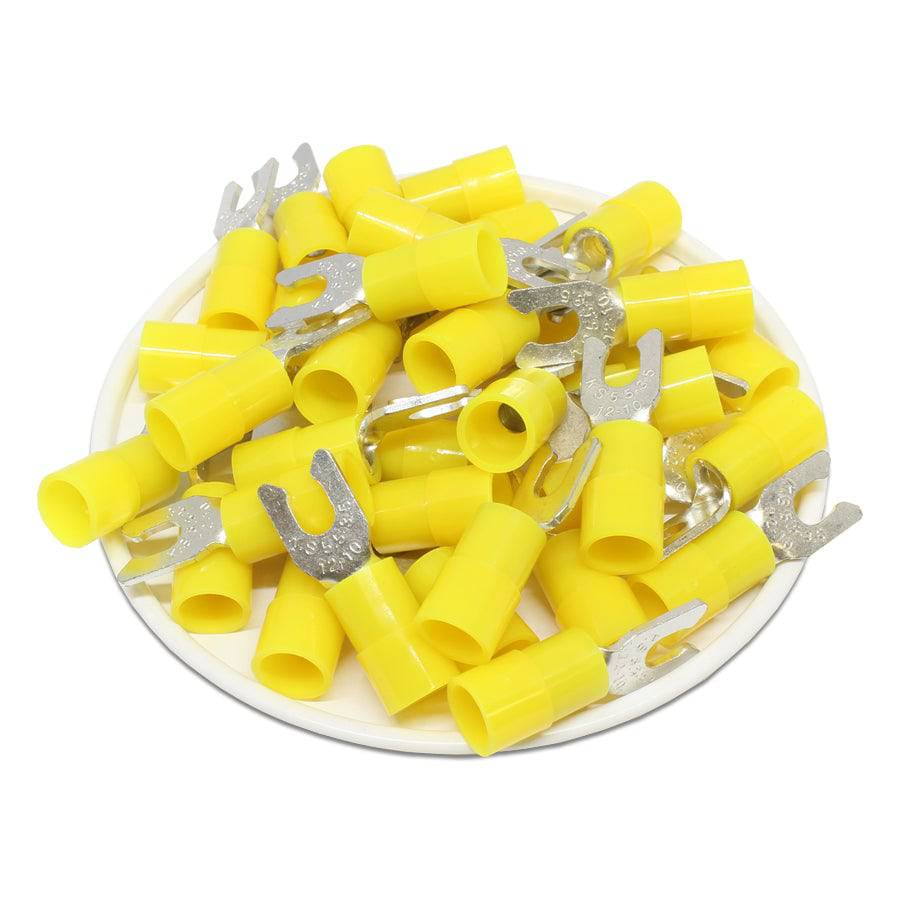 LSNYB5-3.7 Nylon Insulated Locking Spade Terminals 12-10 AWG