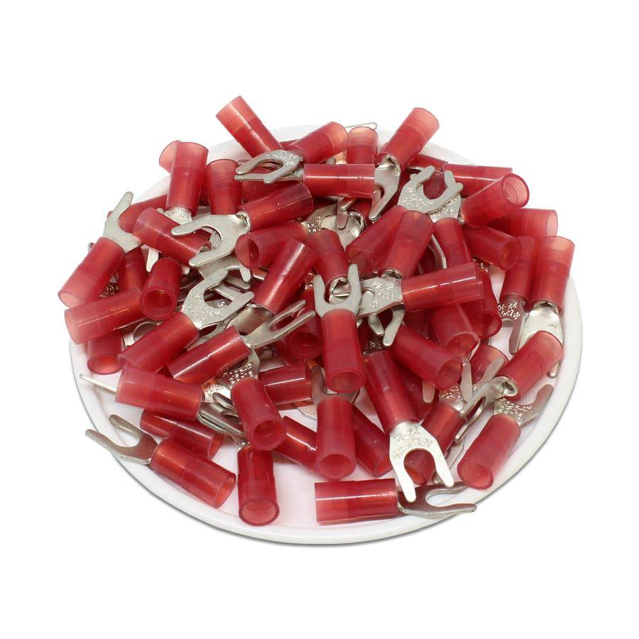 LSNYBS1-4 Nylon Insulated Locking Spade Terminals 22-16 AWG