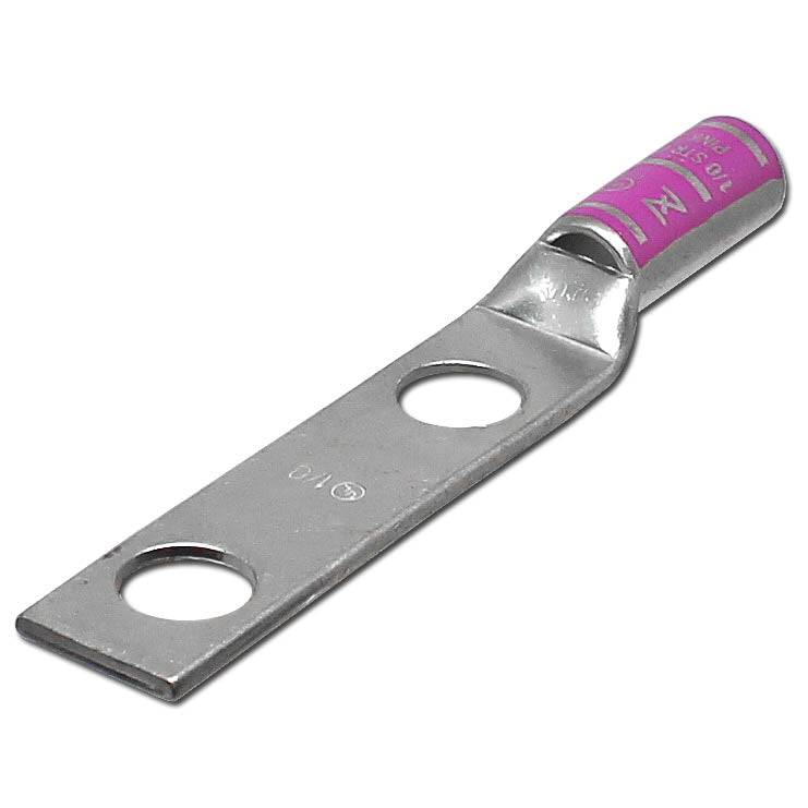 LT1038B - 1/0 AWG Compression Lug - 3/8" Stud Size, 1 Piece