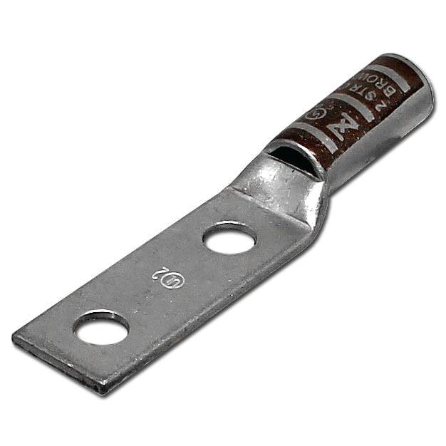 LT238B - 2 AWG Compression Lug - 3/8" Stud Size, 1 Piece