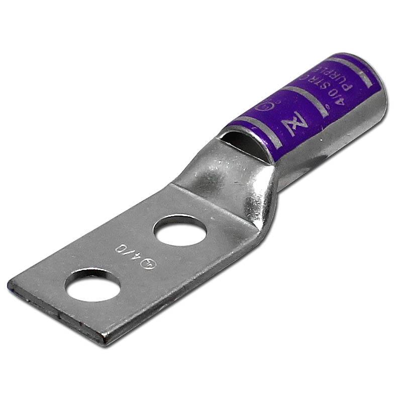 LT4014 - 4/0 AWG Compression Lug - 1/4" Stud Size, 1 Piece
