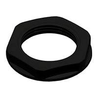 M25B-LN - M25 Thread Nylon Lock Nut for Metric Cable Glands, Black, UL Approved, 1 Piece - Image 2