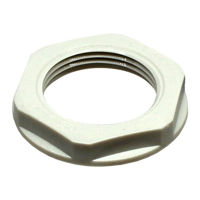 M25BG-LN - M25 Thread Nylon Lock Nut for Metric Cable Glands, Beige, UL Approved, 1 Piece