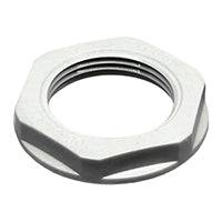 M25GY-LN - M25 Thread Nylon Lock Nut for Metric Cable Glands, Gray, UL Approved, 1 Piece - Image 2