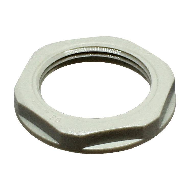 M40BG-LN - M40 Thread Nylon Lock Nut for Metric Cable Glands, Beige, UL Approved, 1 Piece