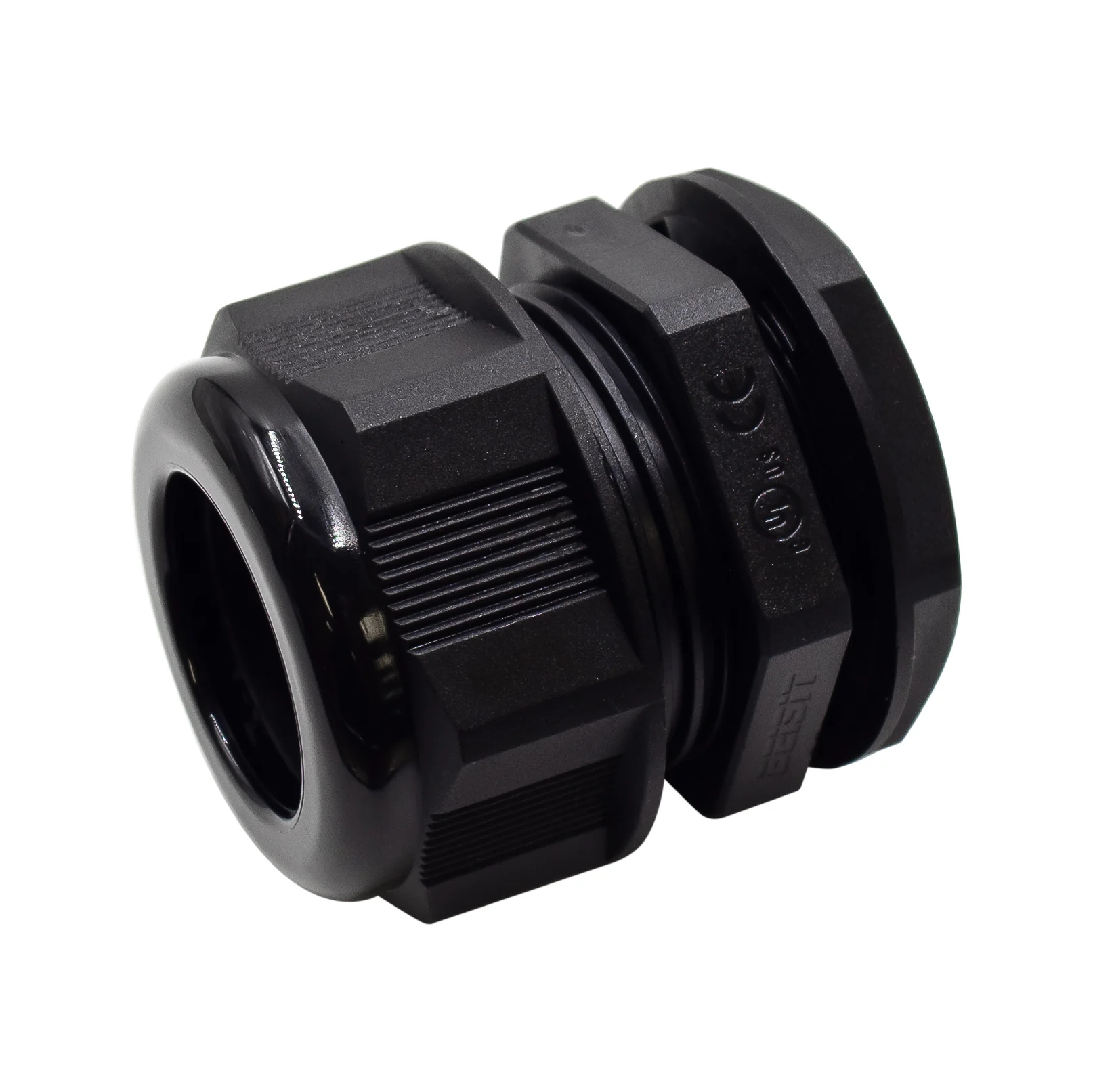 M5031B - M50 x 1.5mm Metric Thread Nylon Cable Gland, Black, Range: 1" to 1-1/4", UL Listed, IP68, IP69K - 1 Piece - Image 2