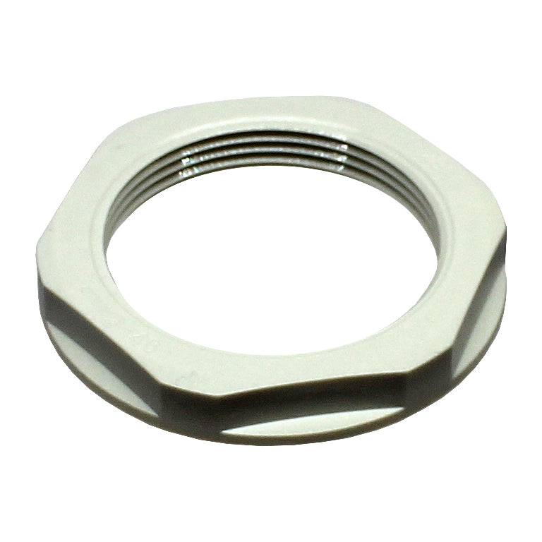 M50BG-LN - M50 Thread Nylon Lock Nut for Metric Cable Glands, Beige, UL Approved, 1 Piece