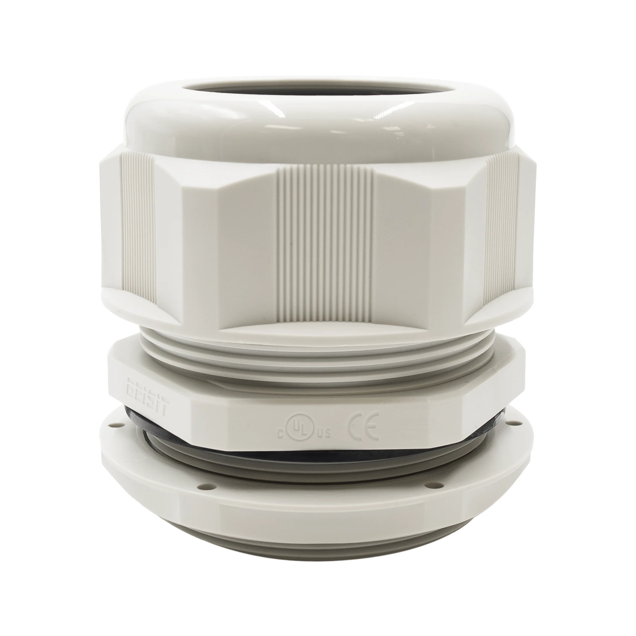 M7556GY - M75 x 2mm Metric Thread Nylon Cable Gland, Gray, Range: 1-7/8" to 2-3/16", UL Recognized, IP68, 1 Piece - Image 3