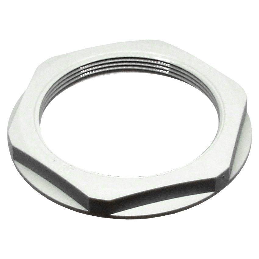 M75GY-LN - M75 Thread Nylon Lock Nut for Metric Cable Glands, Gray, UL Approved, 1 Piece