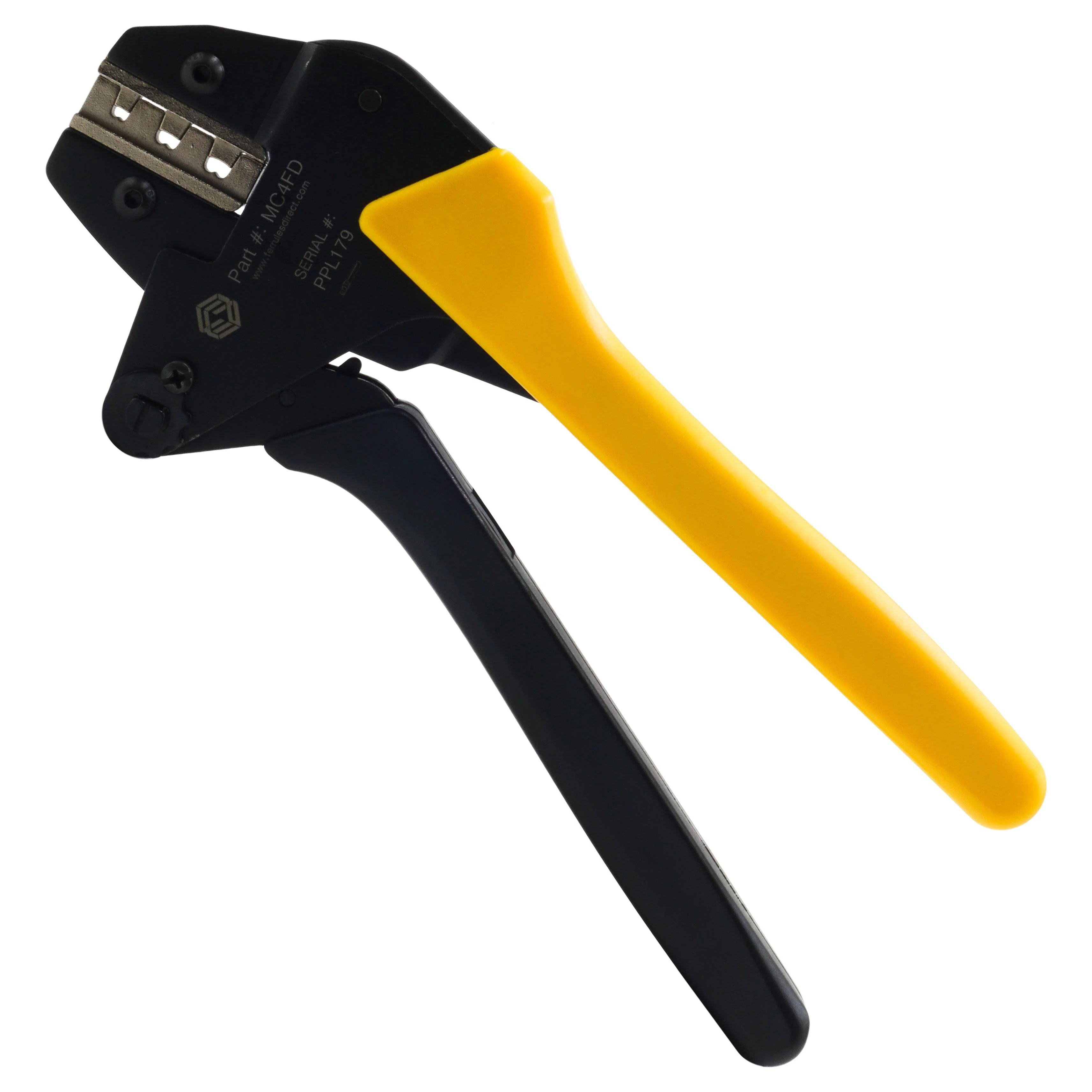 MC4FD - 14 to 10 AWG MC4 Solar Pins Ratchet Crimping Tool, 1 Piece - Image 2