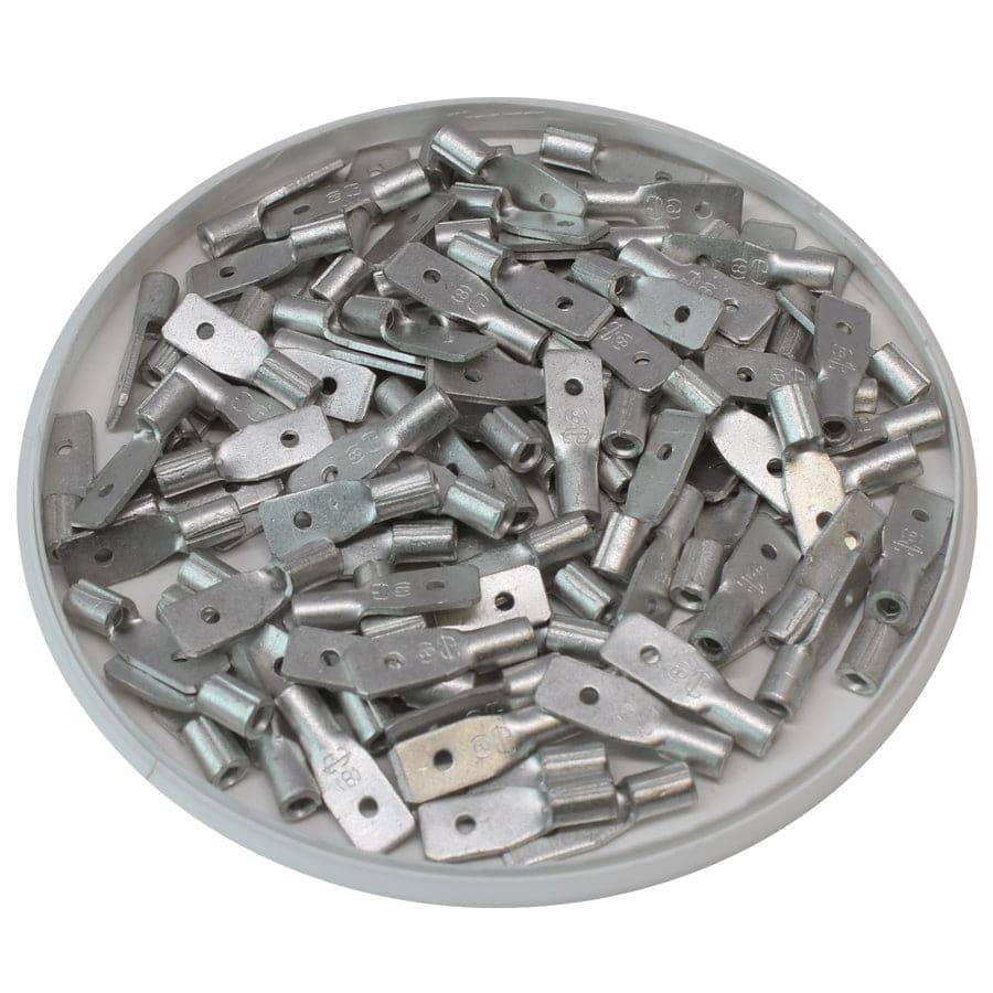 MDN1-187(8) - 22-16AWG .187(8) Uninsulated Male Quick Disconnect 100/pk
