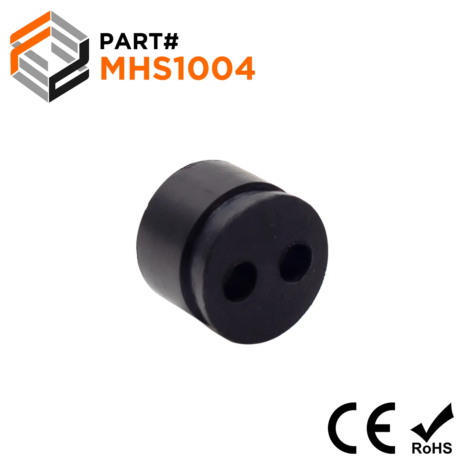 Multiple Hole Cable Gland Seals, Sizes: NPT3/8", PG9, M16, 2-Hole x 3mm, IP68 - MHS1004