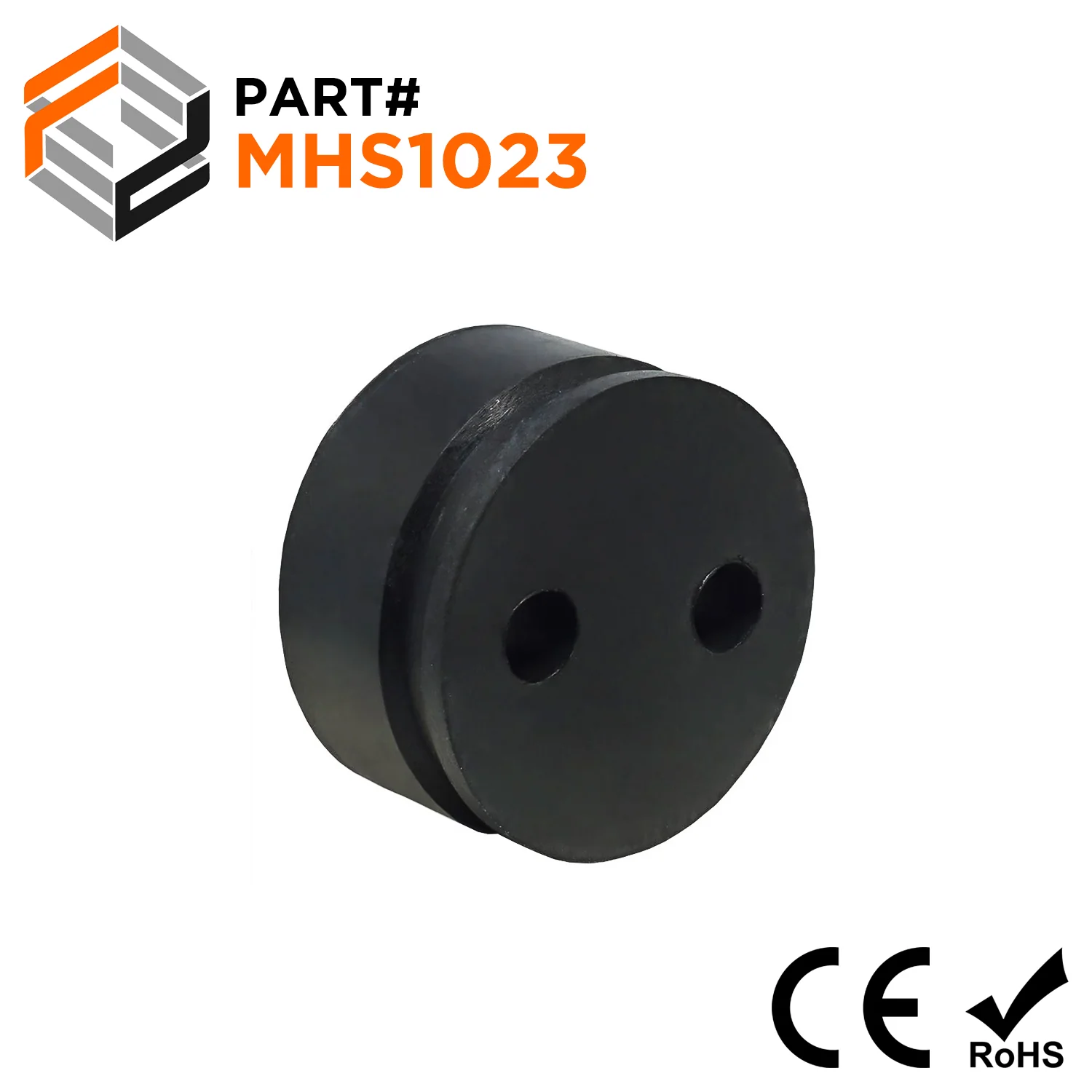 MHS1023 - Cable Gland Multi Hole Seals, Sizes: NPT3/4", PG21, M25, 2-Hole x 4.4mm, IP68, 1 Piece