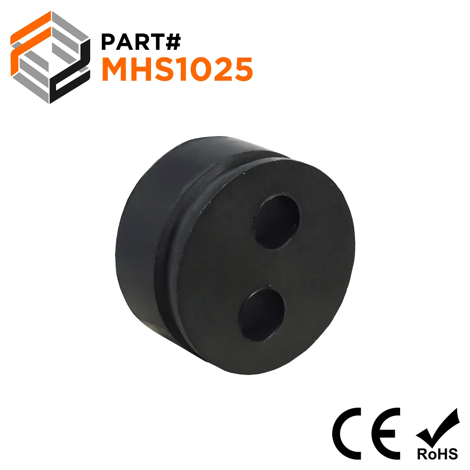 MHS1025 - Cable Gland Multi Hole Seals, Sizes: NPT3/4", PG21, M25, 2-Hole x 6mm, IP68, 1 Piece