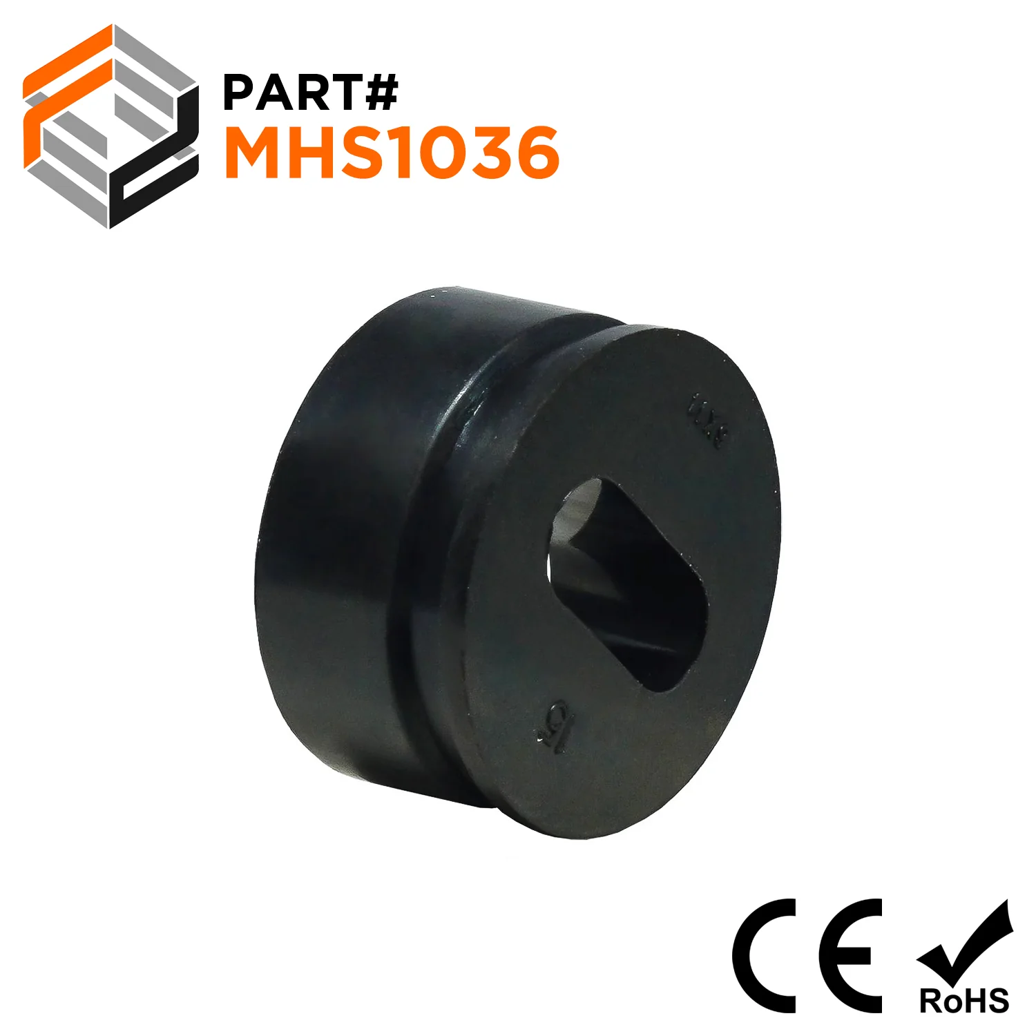 MHS1036 - Cable Gland Multi Hole Seals, Sizes: NPT3/4", PG21, M25, 1-Hole x 6x14mm, IP68, 1 Piece