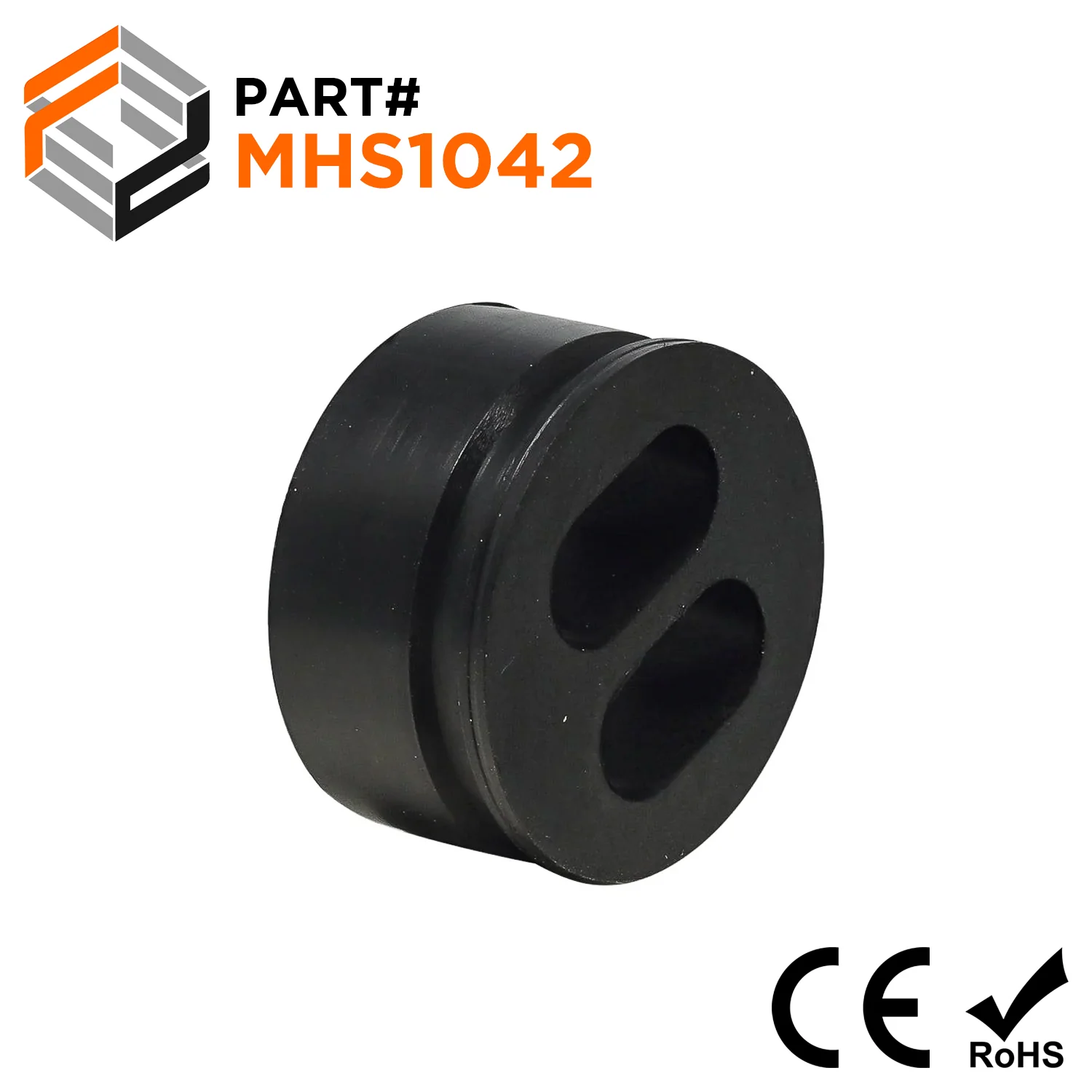 MHS1042 - Cable Gland Multi Hole Seals, Sizes: NPT3/4", PG21, M25, 2-Hole x 6.2x11.5mm, IP68, 1 Piece