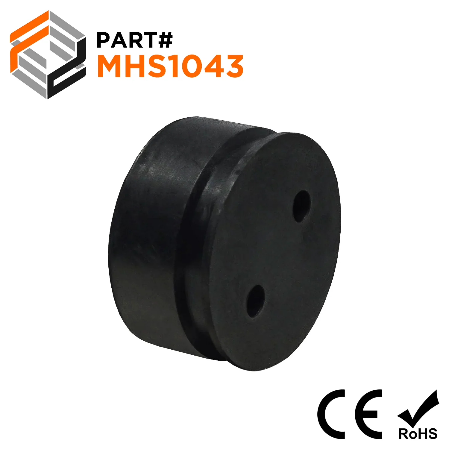 MHS1043 - Cable Gland Multi Hole Seals, Sizes: NPT1", PG29, M32, 2-Hole x 4.5mm, IP68, 1 Piece