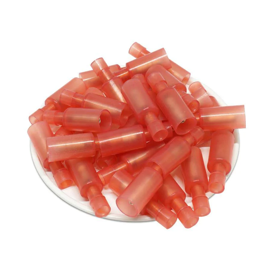 MPFNY1-156 - 22-16AWG Fully Insulated Male Bullet Connector - Nylon