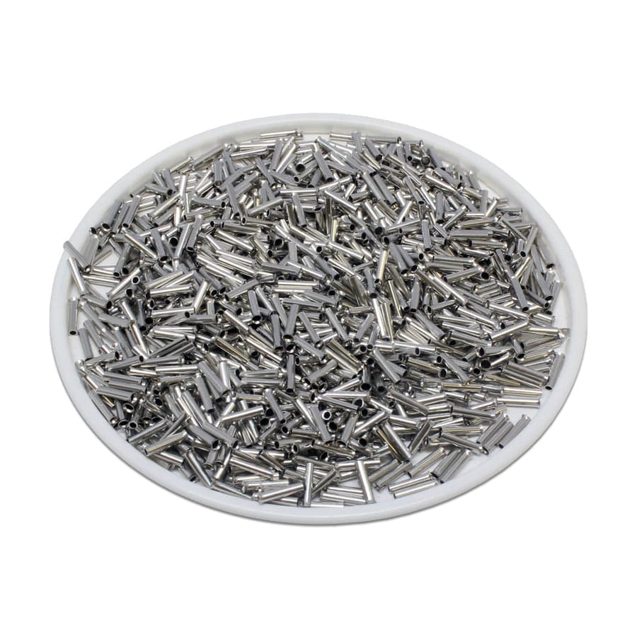 N03406 - 22 AWG Non Insulated Wire Ferrules, 6mm Pin, UL Recognized, 1000 Pieces