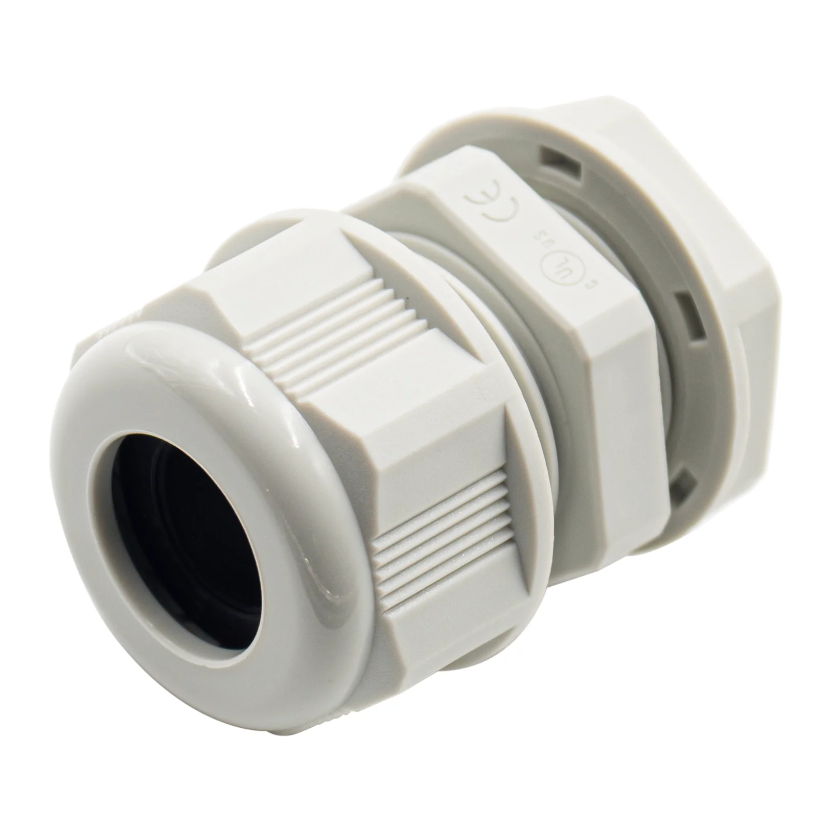 N12712BG - 1/2" NPT Thread Nylon Cable Gland, Beige, Range: 1/4" to 1/2", UL Listed, IP68, IP69K - 1 Piece - Image 2