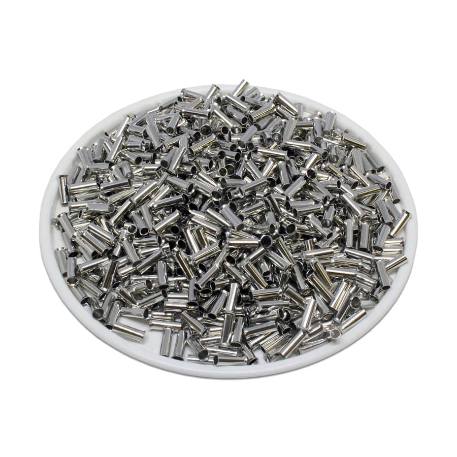 N15006 - 16 AWG Non Insulated Wire Ferrules, 6mm Pin, 1000 Pieces
