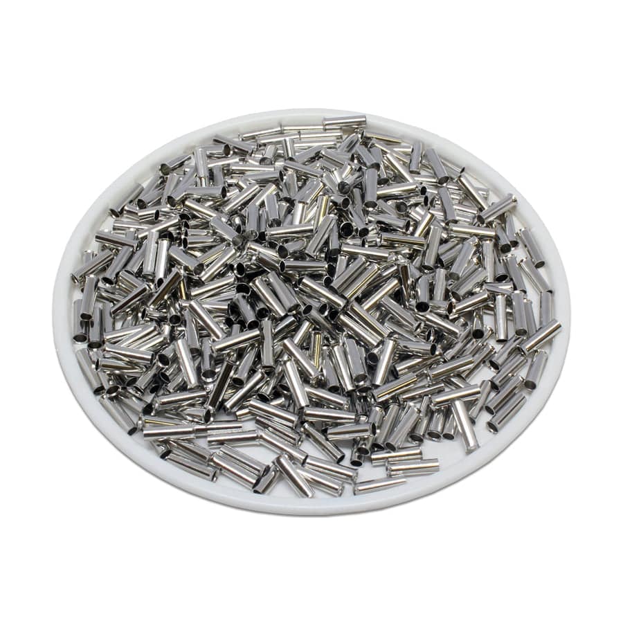 N15007 - 16AWG Non Insulated Wire Ferrules, 7mm Pin, UL Recognized, 1000 Pieces