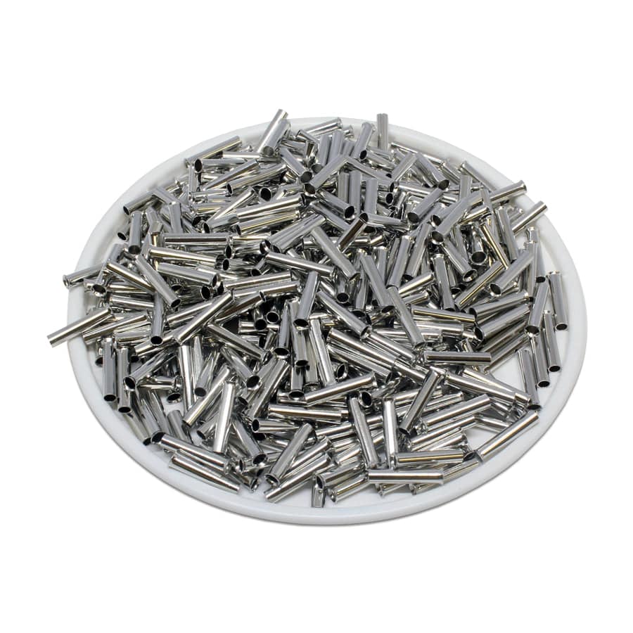 N15010 - 16AWG Non Insulated Wire Ferrules, 10mm Pin, UL Recognized, 1000 Pieces