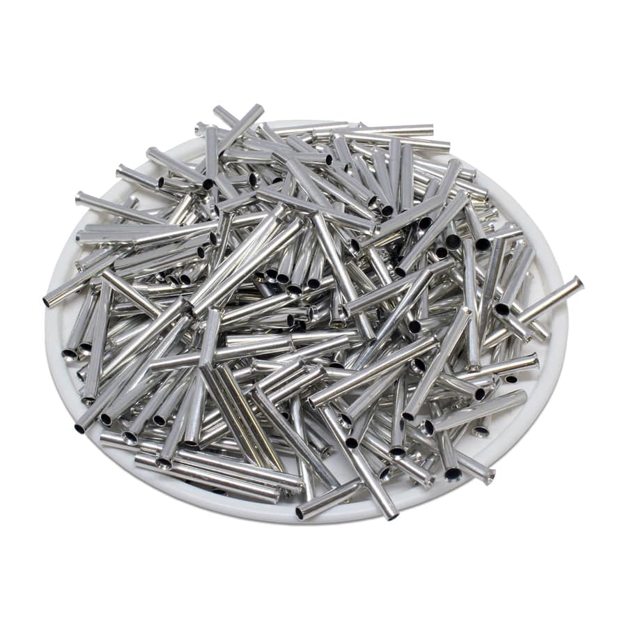 N15020 - 16AWG Non Insulated Wire Ferrules, 20mm Pin, UL Recognized, 1000 Pieces