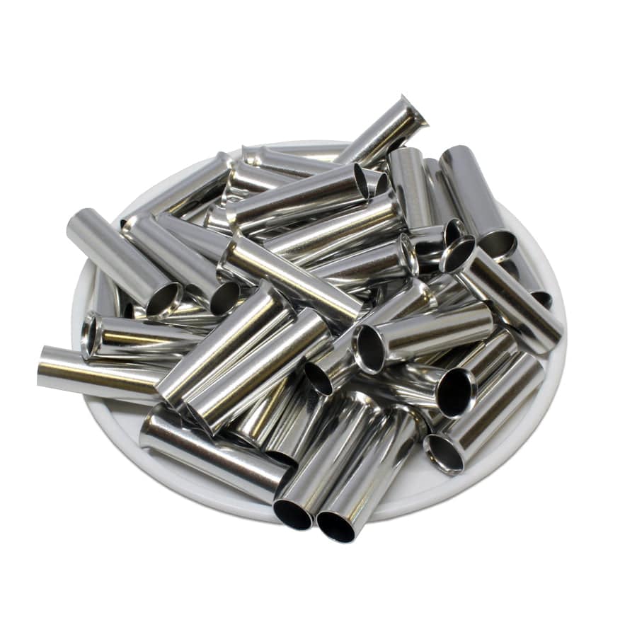 N160022 - 6 AWG Non Insulated Wire Ferrules, 22mm Pin, UL Recognized, 250 Pieces