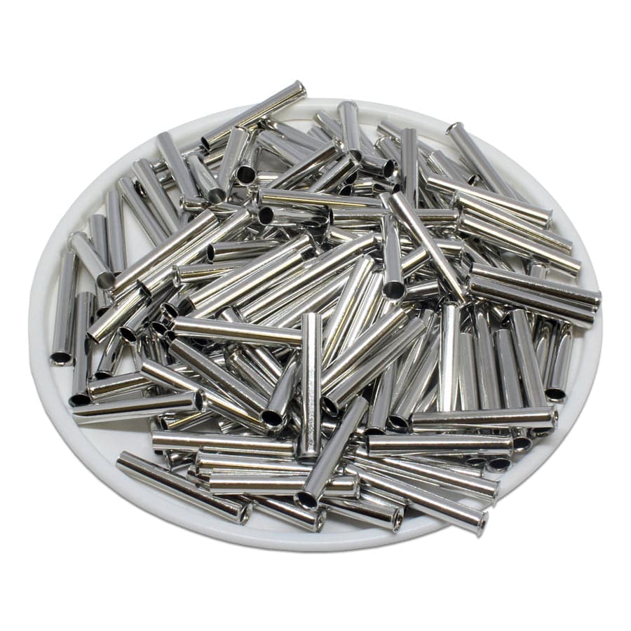 N25020 - 14AWG Non Insulated Wire Ferrules, 20mm Pin, UL Recognized, 1000 Pieces
