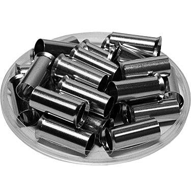 N350025 - 2 AWG Non Insulated Wire Ferrules, 25mm Pin, UL Recognized, 100 Pieces