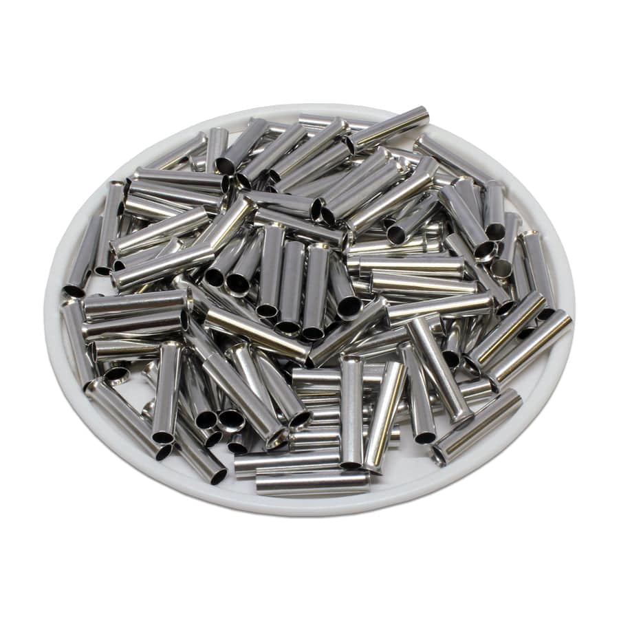 N40015 - 12 AWG Non Insulated Wire Ferrules, 15mm Pin, UL Recognized, 1000 Pieces