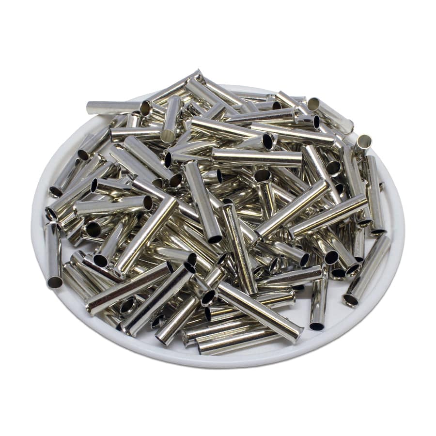N40018 - 12 AWG Non Insulated Wire Ferrules, 18mm Pin, UL Recognized, 1000 Pieces