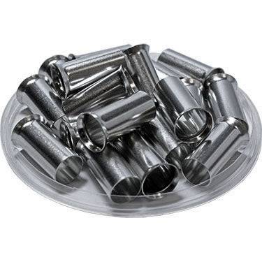N420020 - 1 AWG (Small Diameter) Non Insulated Wire Ferrules, 20mm Pin, 50 Pieces