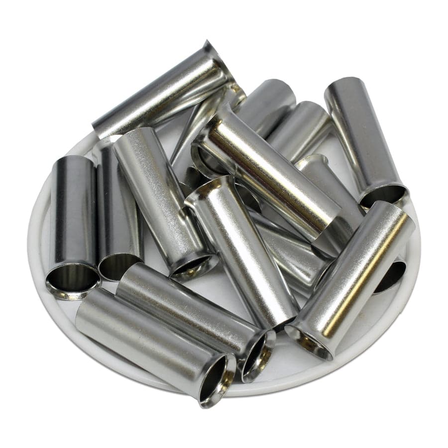 N420030 - 1 AWG (Small Diameter) Non Insulated Wire Ferrules, 30mm Pin, 50 Pieces