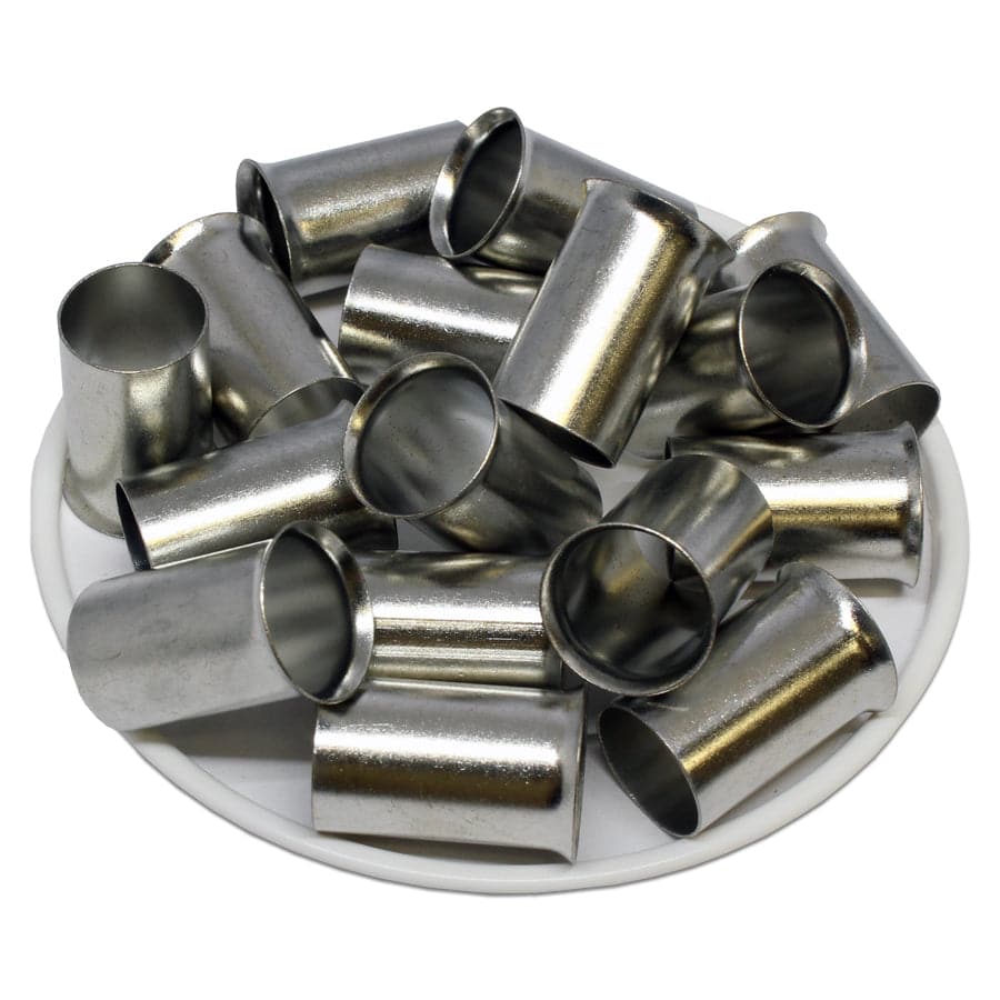 N560020 - 1/0 AWG Non Insulated Wire Ferrules, 20mm Pin, 50 Pieces