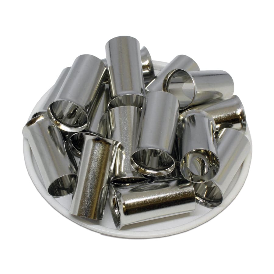 N560025 - 1/0 AWG Non Insulated Wire Ferrules, 25mm Pin, 50 Pieces