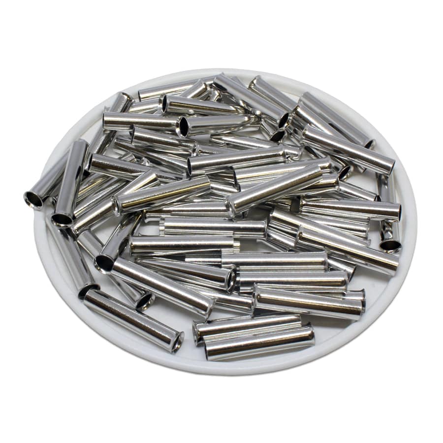 N60020 - 10 AWG Non Insulated Wire Ferrules, 20mm Pin, UL Recognized, 250 Pieces