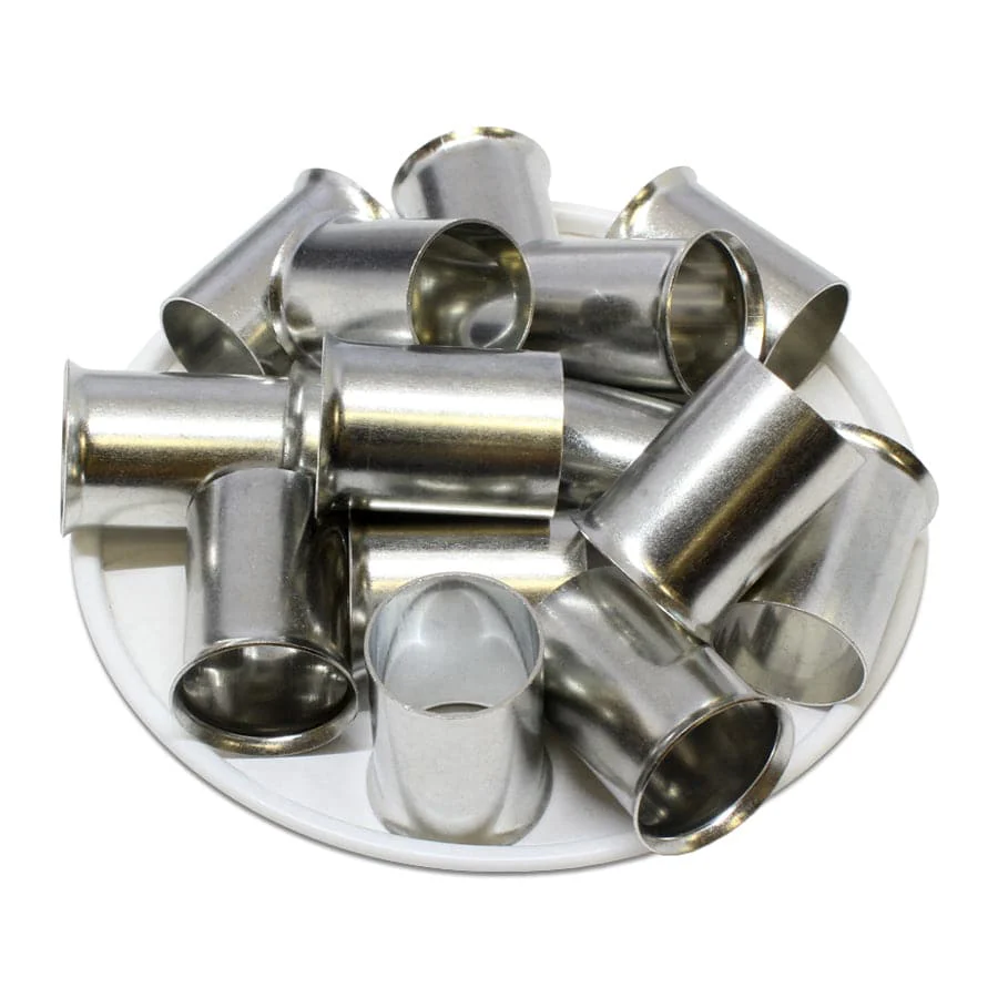N700020 - 2/0 AWG Non Insulated Wire Ferrules, 20mm Pin, 50 Pieces