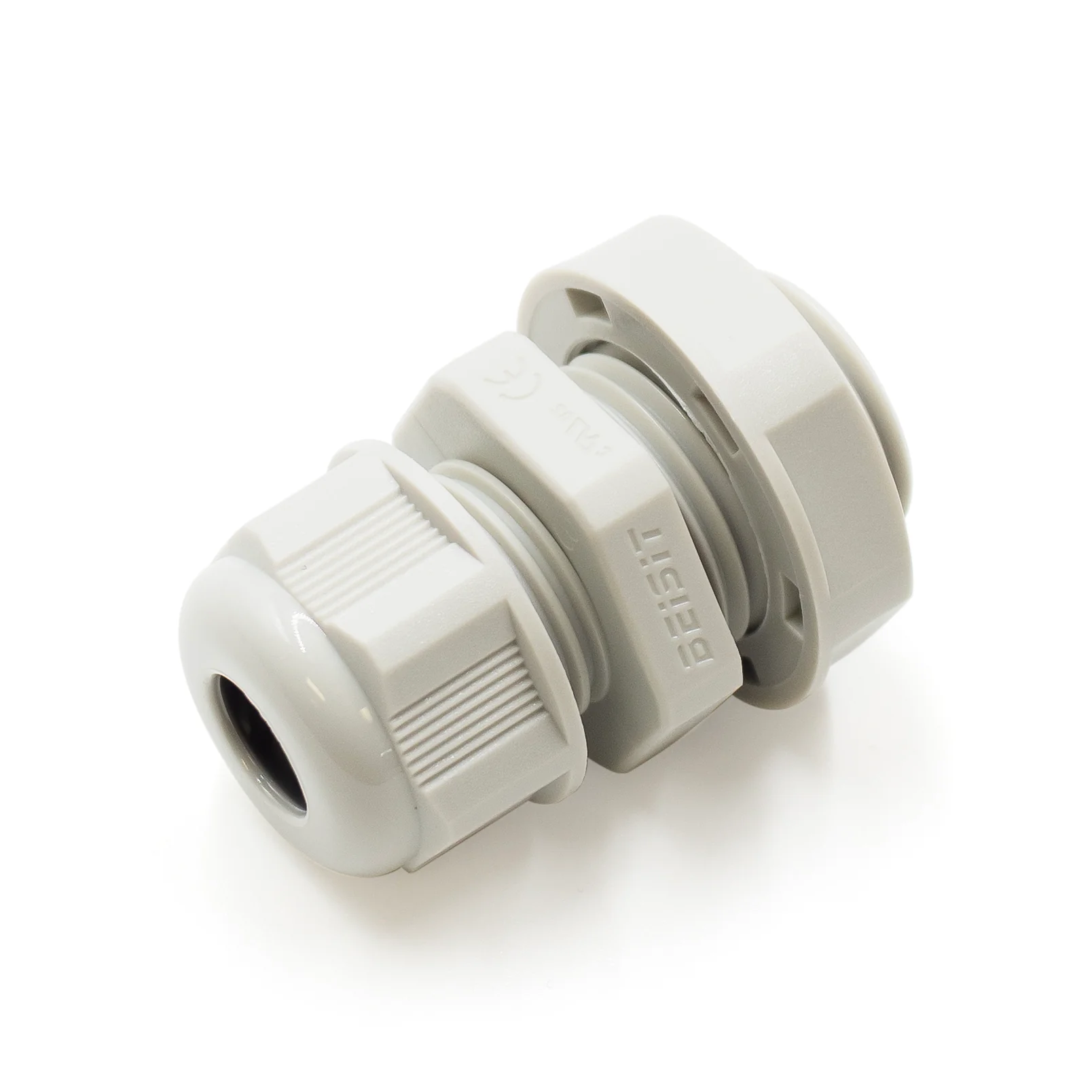 N3808BG - 3/8" NPT Thread Nylon Cable Gland, Beige, Range: 3/16" to 5/16", UL Listed, IP68, IP69K - 1 Piece - Image 2