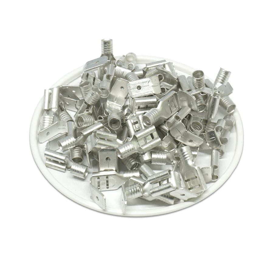 PBDN5-250 - 12-10AWG - Uninsulated Piggyback Terminal - .8x6.3mm tab