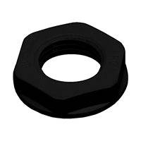 PG7 Thread Nylon Lock Nut for PG Cable Glands, Black, UL Approved, 1 Piece - PG07B-LN - Image 2