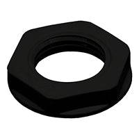 PG9 Thread Nylon Lock Nut for PG Cable Glands, Black, UL Approved, 1 Piece - PG09B-LN - Image 2