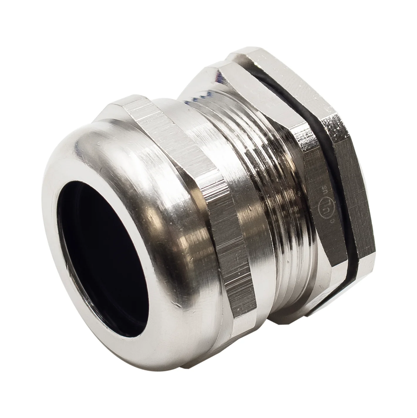 P2925BR - PG29 Thread Plated Brass Cable Gland, Range: 11/16" to 1", UL Listed, IP68, IP69K - 1 Piece - Image 2