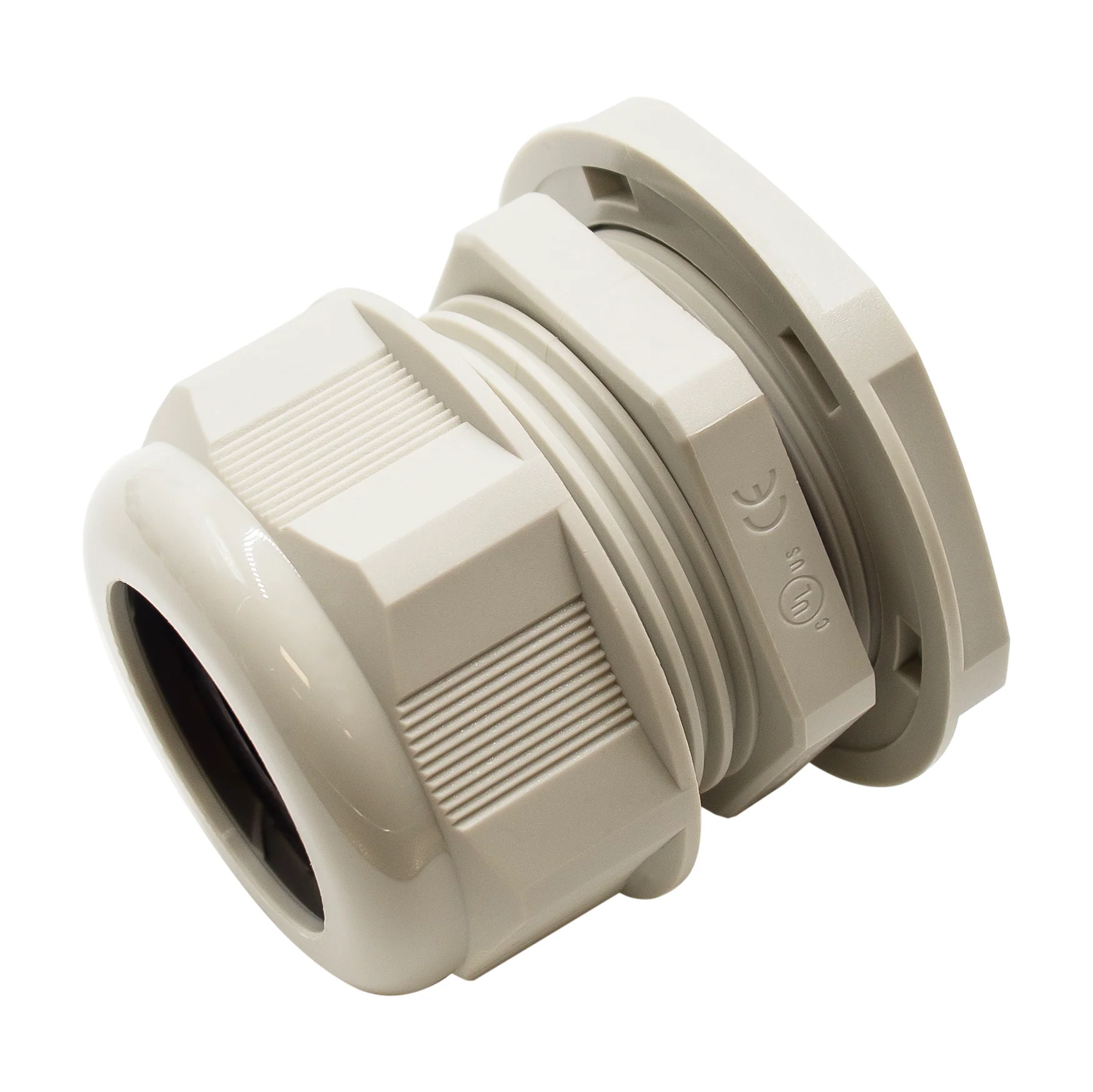 P3632BG - PG36 Thread Nylon Cable Gland, Beige, Range: 7/8" to 1-1/4", UL Listed, IP68, IP69K - 1 Piece - Image 2