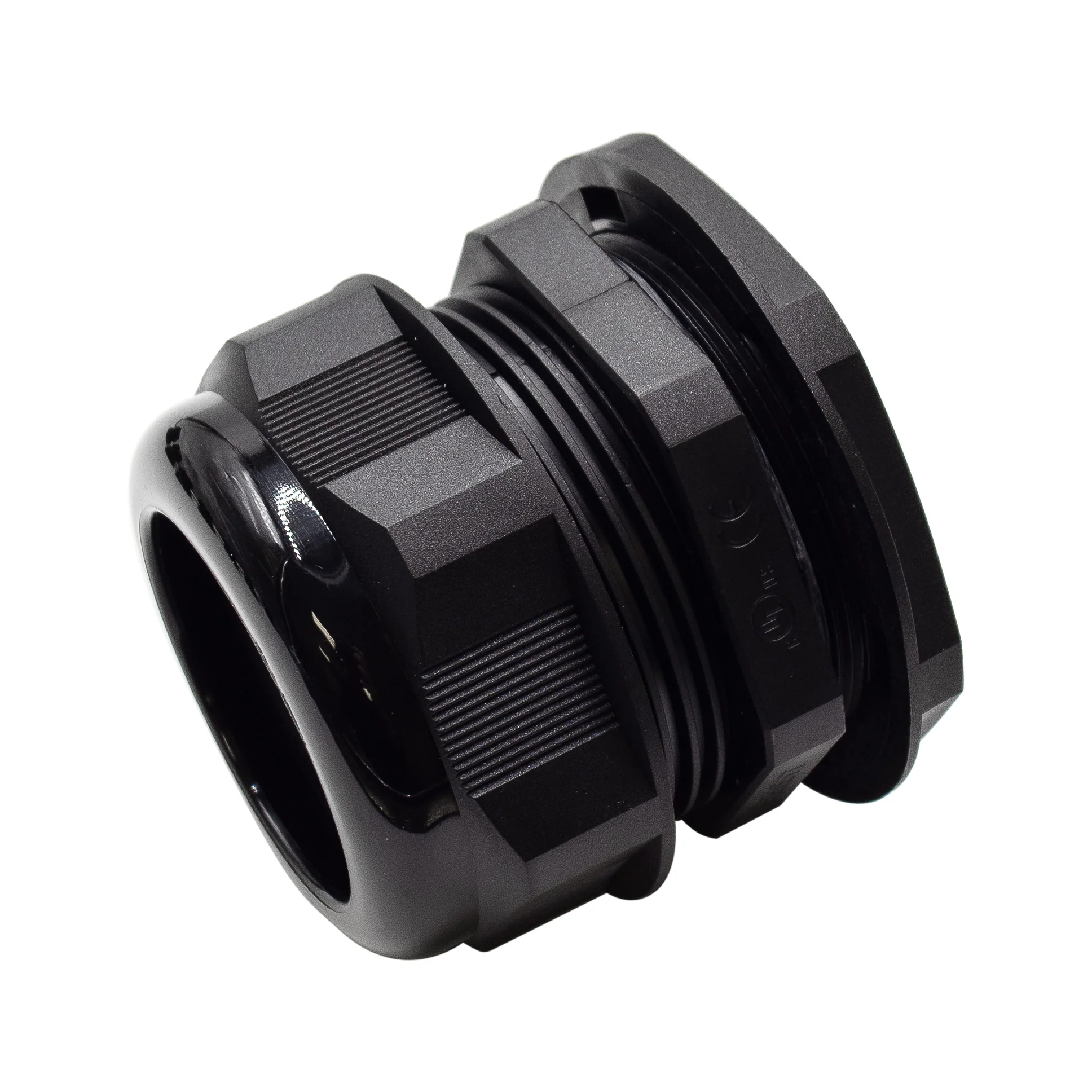 P4835B - PG48 Thread Nylon Cable Gland, Black, Range: 1-1/8" to 1-3/8", UL Listed, IP68, IP69K - 1 Piece - Image 2